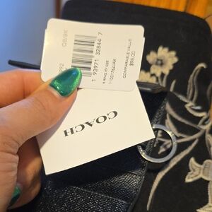 Coach Black Leather Women's Wallet